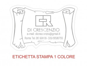 Etichette adesive per farmacie e parafarmacie (mm 55x36) (cod. 33P)